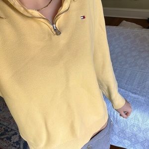 Tommy Hilfiger Yellow Knit Sweater